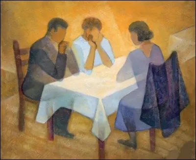 Qui a peint "À table" ?