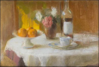 Qui est le peintre de "La Table servie" ?