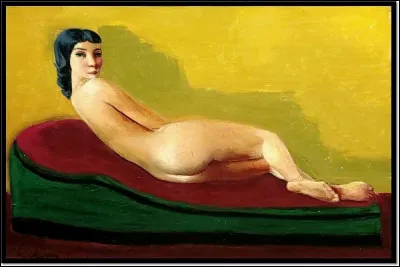 Qui a peint "Petit nu sur un sofa" ?