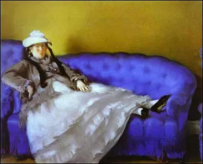 Qui a peint "Madame Manet sur le sofa bleu" ?