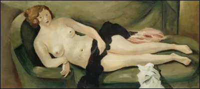 Voici encore un "Nu sur un sofa", par l'artiste :