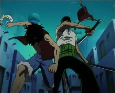 Pourquoi Luffy s'attaque-t-il à Zoro devant le Baroque Works ?