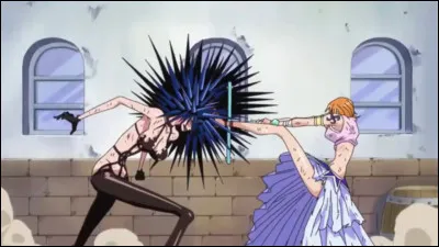 L'attaque ultime de Nami fait sortir de son bâton...