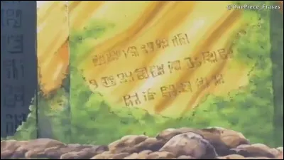 À côté du Ponéglyphe, Robin retrouve un mot laissé par...