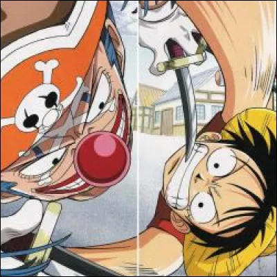 De qui Luffy protège-t-il le trésor au village d'Orange ?