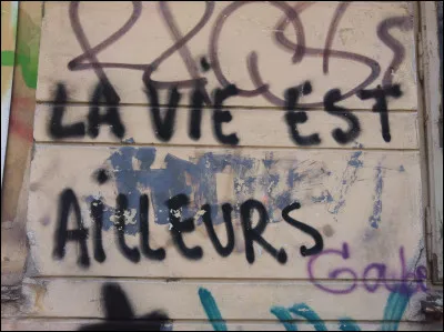 À qui doit-on le roman "La Vie est ailleurs" ?