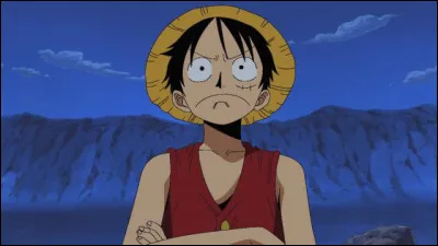 Contrairement à son habitude Luffy porte :