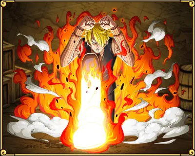 Sanji affronte en duel (dans un deuxième temps) :