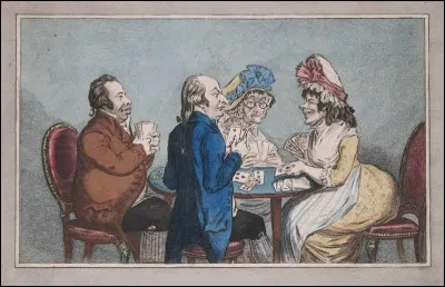 Jeu de cartes, anc&ecirc;tre du bridge :
