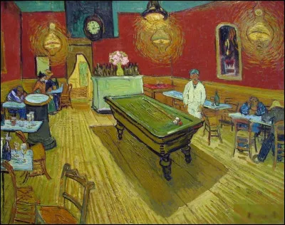 Quel peintre est l'auteur du tableau "Café de nuit" ?