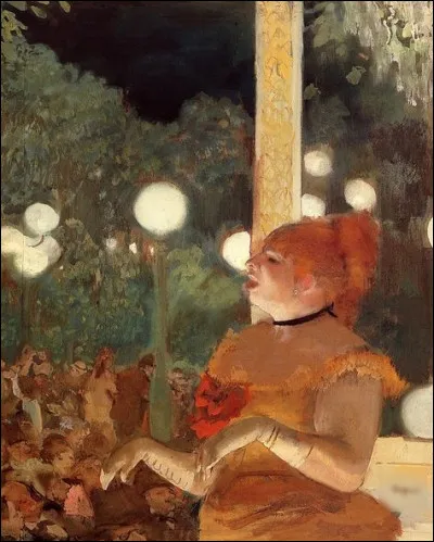 Qui a peint "Au café-concert, la chanson du chien" ?