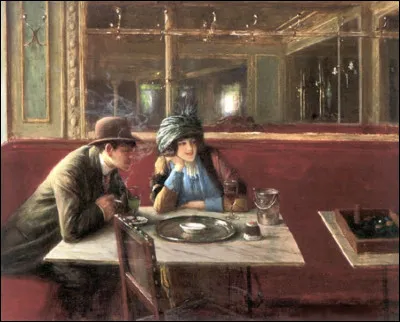 "Au café" est un tableau de quel peintre ?