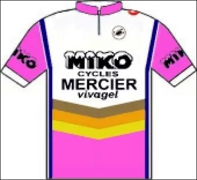 En 1981, quel coureur de l'équipe Miko-Mercier remporte deux étapes et porte le maillot "amarillo" du vainqueur sur huit étapes ?