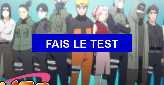 Test de personnalité Ta vie dans ''Naruto''