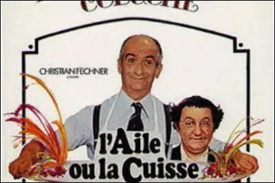 Le fast food attaque (aussi) les films.
Que donne la malbouffe à Louis de Funès dans "L'Aile ou la cuisse" ?