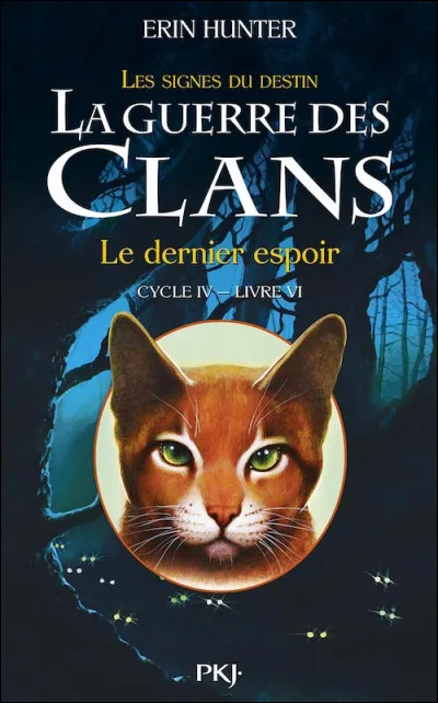 Quel chat peut-on voir sur la couverture du livre "Le dernier espoir" ?