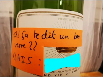 Ça sera le coup de l'étrier, alors, non ?
[Quelle est cette appellation bien connue ?]