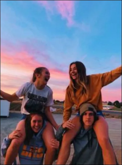 Dans ton groupe d'amis, tu es...