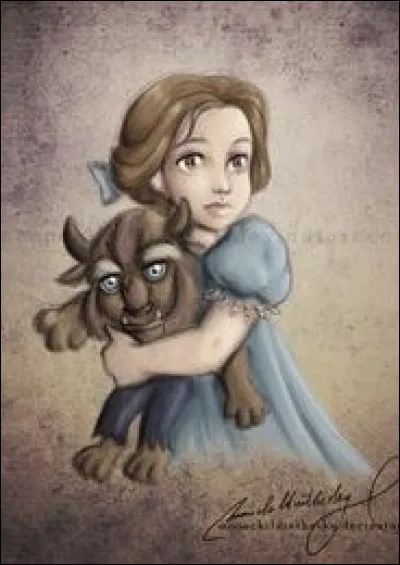 Son doudou n'est pas très beau, mais elle l'aime plus que tout. Qui est-elle ?