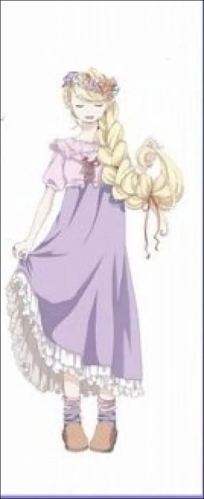 Enfin, on reconnaît facilement cette jeune fille qui a passé la majeure partie de son enfance enfermée dans une tour. C'est :