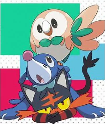 Quels sont les trois starters d'Alola ?