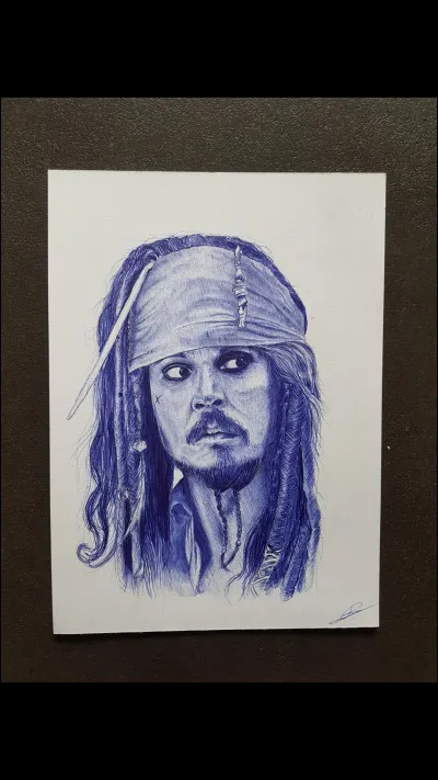 As-tu déjà réalisé un dessin uniquement avec un stylo à bille ?