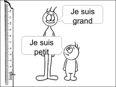 Quelle taille fais-tu pour ton âge ?