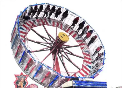 Dans ce manège, quel est le smiley au centre ?