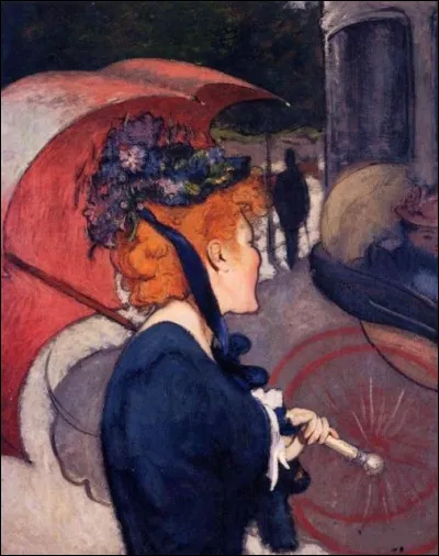 À qui doit-on "La Femme au parapluie" ?