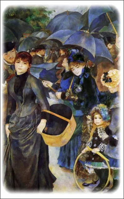 Qui est le peintre des "Parapluies" ?