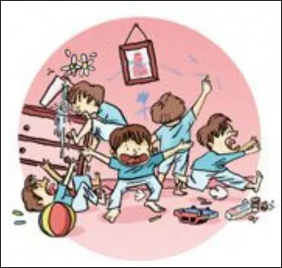 Quels sont les symptômes qu'un enfant ou adulte atteint du type hyperactif/impulsif du TDA/H pourrait avoir ?