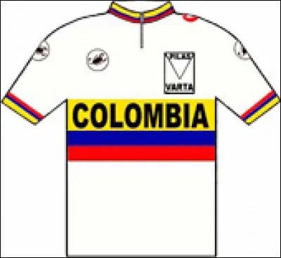 En 1983 qui est le leader de l'équipe "Colombia Pilas Varta" ?