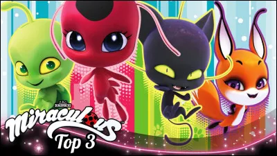 Comment s'appellent ses 4 kwamis ?