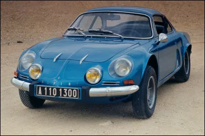Quel est le type de transmission de l'Alpine A 110 de 1962 ?