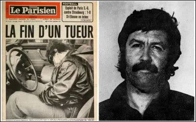Cavale : combien de temps a duré celle de Jacques Mesrine avant qu'il ne soit abattu par les forces de l'ordre au volant de sa voiture ?