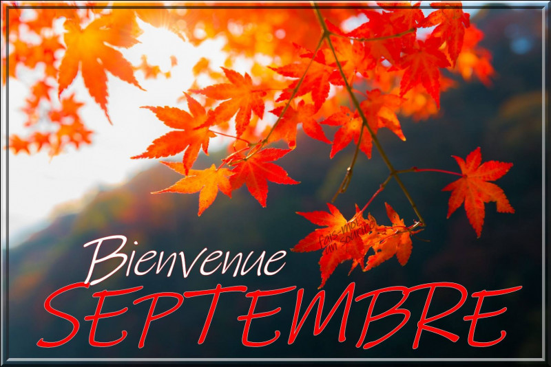 Comment dit-on ''Septembre'' en anglais ?