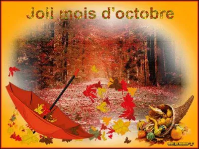 Comment dit-on ''Octobre'' en anglais ?