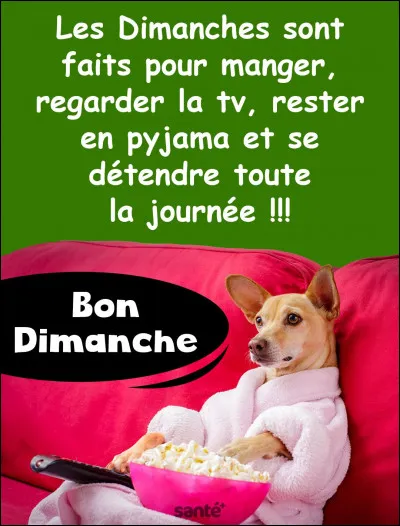 Comment dit-on ''Dimanche'' ?
