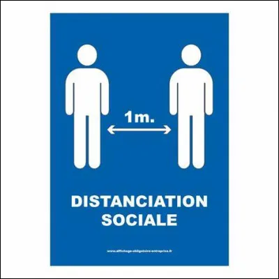 Respectes-tu la distanciation ?
