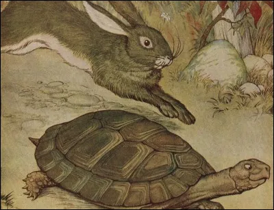 Tout le monde connait la fable ''Le lièvre et la tortue'' de Jean de La Fontaine, mais de quel fabuliste grec est-elle inspirée ?