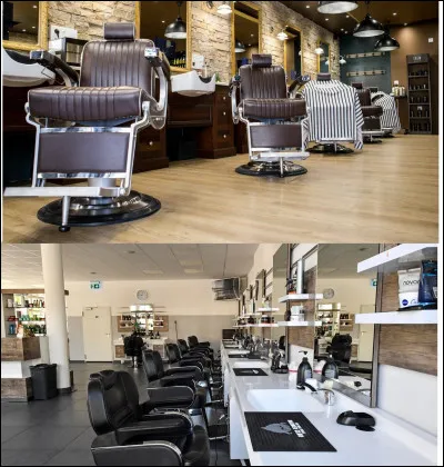 Envie d'une nouvelle coupe ? Laquelle de ces deux images est le barber shop ?