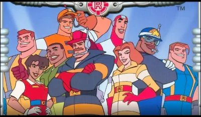 Eux appartiennent à l'équipe de secours et de lutte contre les incendies. Dans quel dessin animé ces personnages apparaissent-ils ?