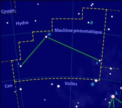 Comme son ancien nom, "Antlia", était difficile à prononcer, quelqu'un a rebaptisé cette constellation "La Machine pneumatique" : qui a fait ça ?
