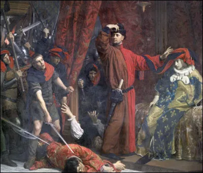 Une famille de deux enfants et leurs parents monte à Étienne-Marcel. Sous le règne de quel roi vivait cet homme ?