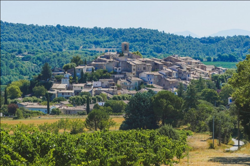 Ce village du département de Vaucluse, situé entre le Lubéron et la Durance, c'est ...