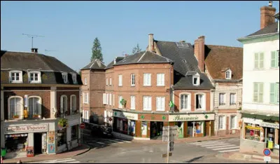 Ce bourg du département de l'Eure, traversé par la Risle, c'est ...