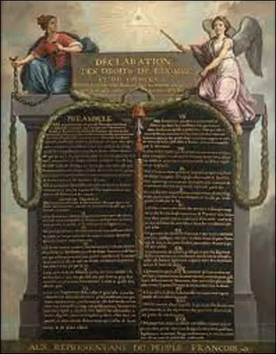 26 août 1789 : 
Les derniers articles de la Déclaration des droits de l'homme et du citoyen sont adoptés. L'Assemblée constituante avait commencé, le 20 août, à voter pour ce texte fondamental de la Révolution française, qui doit procéder la rédaction de la nouvelle constitution. La déclaration comporte en préambule 17 articles, rédigé par l'avocat Mounier et un autre politicien, lequel ?