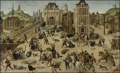 24 août 1572 : 
Dans la nuit du 24 au 25, le massacre de la Saint-Barthélemy commence à Paris. Combien, environ, de protestants seront massacrés cette nuit-là et dans les jours qui suivirent en France ?