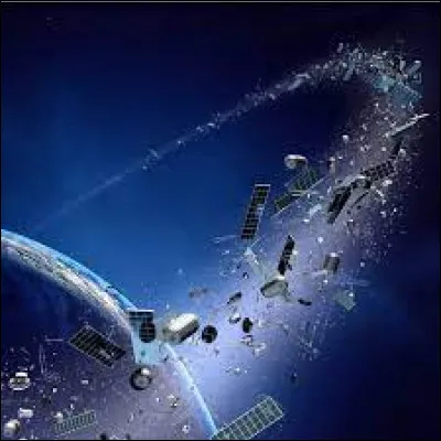 Environ combien de morceaux de débris se baladent dans l'espace ?