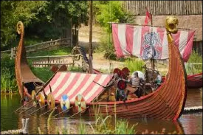 Dans le spectacle des Vikings quelle est la première chose qui se passe ?
